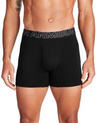 Under Armour Férfi boxer nadrág Under Armour PERF COTTON 6IN (3-PACK) fekete 1383889-001 - 3XL