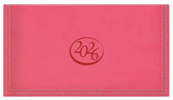 TOPTIMER Zsebnaptár, fekvő elrendezésű, TOPTIMER, Ace, korallpiros (NKA030KPU) (NKA030KPU)