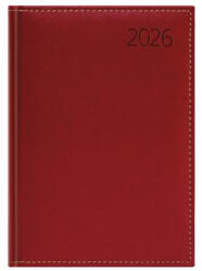 TopTimer Naptár, tervező, A5, napi, műbőr, TOPTIMER, Business, bordó (NKB021BOU) (NKB021BOU)