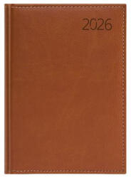 TopTimer Naptár, tervező, A5, napi, műbőr, TOPTIMER, Business, barna (NKB021BU)