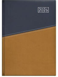 TopTimer Naptár, tervező, B5, heti, TOPTIMER Duplex, kék-mustár (NKD011KMU)