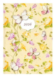 TopTimer Naptár, tervező, A5, heti, TOPTIMER Joy, pillangó (NKJ015PU)