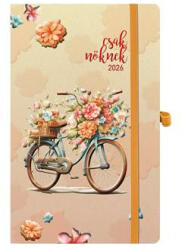 TopTimer Naptár, tervező, A5, heti, TOPTIMER, Csak Nőknek, bicikli (NKJ018KU)
