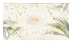 TopTimer Zsebnaptár, fekvő elrendezésű, TOPTIMER, Joy, levelek (NKJ030LU) (NKJ030LU)