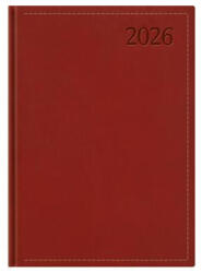 TopTimer Naptár, tervező, A4, heti, TOPTIMER Traditional, bordó (NKT010BOU) (NKT010BOU)