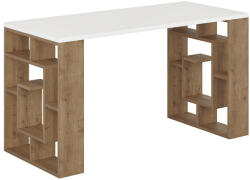 ASIR GROUP Íróasztal Maze - White, Dark Oak