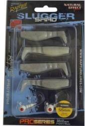 Rapture Slugger Shad Set 55 Chartreuse Ghost 4+2db/csg, Műcsali szett