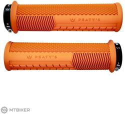 Peaty's Peatys Monarch Knurl Thick Grips, 108g, Mango