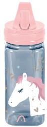 PASO Unikornisos Szívószálas Kulacs - Tritán, Fairy Tale