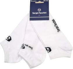Sergio Tacchini Pamut Titokzokni - 3 Pár/Csomag, Fehér, 43-46