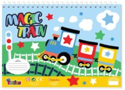 Luna Járművek kreatív színezhető vázlatfüzet matricákkal és sablonnal több változatban