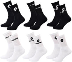 Lotto Sportzokni - 3 Pár/Csomag, Fekete, 39-42