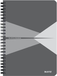 Leitz Office A5, műanyag borító, vonalas, szürke (44991085)