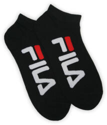 Exity Fila Unisex Feliratos Titokzokni - 2 Pár/Csomag, Fekete, 35-38