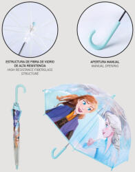  Disney Jégvarázs Icy Drizzle gyerek átlátszó esernyő 71 cm