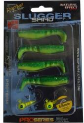 Rapture Slugger Shad Set 55 Lime Yellow 4+2db/csg, Műcsali szett