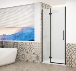 SAPHO TRINITY BLACK 90 cm balos zuhanyajtó matt üveggel, matt fekete GT1290ML-B (GT1290ML-B)