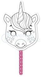 Pátria Papír Kreatív Színező Avenue Mandarine Graffy Álarc Pálcikával Unikornis