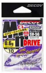 Decoy SV-56 Mini Drive #10 0, 9gr Jigfej 5 db/csg