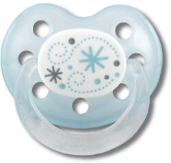 Baby-Nova Suzetă din silicon pentru bebeluși Baby Nova - Fulg de nea (28244)