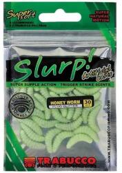 Trabucco Slurp Bait Honey Worm Fluo Glitter 30 db Fluo Méhlárva
