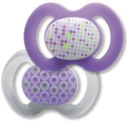 Baby-Nova Suzetă din silicon Baby Nova - Picătură, mărimea 1, mov (27230)
