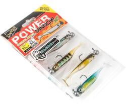 Rapture Power Minnow Set Shad Tail Clear Water 75 mm