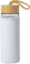 Tomex Lurok Üveg Kulacs - 530 ml, Fehér