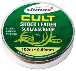 Climax Cult Carp Shock Leader 100m 0.60mm 45lb 20.3kg Camouflage pontyozó előkezsinór