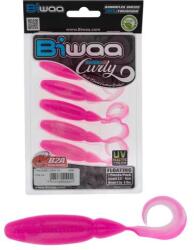 Biwaa TailGunR Curly 2, 5" 6, 3 cm Pink Ice 304 Gumihal 8 db/csg