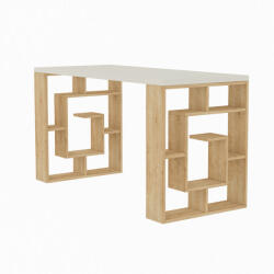 ASIR GROUP Íróasztal Maze - White, Oak