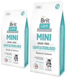 Brit Care Grain Free Mini light & sterilised rabbit & salmon 14 kg (2 x 7 kg)