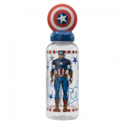 Exity 3D Műanyag Palack - 560 ml Avengers - Amerika Kapitány