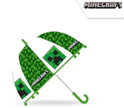 Minecraft gyerek átlátszó félautomata esernyő Ø70 cm