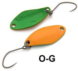 Nories Masukuroto Weeper 23 mm 1.5g #076 Kanál Villantó (Ocker / Grün)