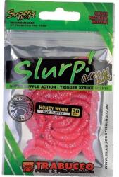 Trabucco Slurp Bait Honey Worm Pink Glitter 30 db Pink Méhlárva