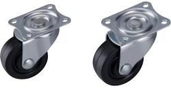 EXTOL forgógörgők keménygumiból, 2 darabos készlet, 40 mm átmérő 956011 (956011)