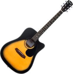 Pasadena PDC-100 Sunburst Akusztikus gitár