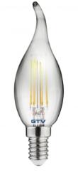 GTV led izzó 1x4 W 2700 K E14 LD-C35FEP4-30L (LDC35FEP430L)