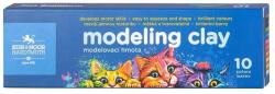 KOH-I-NOOR Plastilina Remodelabila, 10 Culori, Cutie de Carton, 200 g (KH-K1315 S10-P)