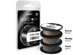 Delphin LEADCORE barna Gravel 45lbs 8m fonott előkezsinór