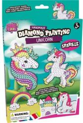 Man Yuk Toys Set pentru realizarea tablourilor cu diamante - Lumea unicorniilor (21007G)
