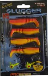 Rapture Slugger Shad Set 55 Flame Yellow 4+2db/csg, Műcsali szett