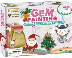 Man Yuk Toys Set pentru realizat brelocuri și medalioane - Moș Nicolae (7124)