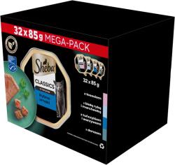 Sheba SHEBA Classics halízesítő tálcák 32x85g