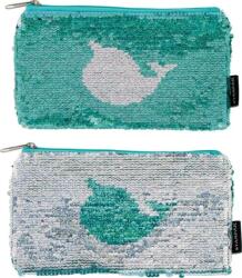 Starpak Dupla Flitteres Neszesszer - Türkiz-Ezüst (PISC T&S) (PISC T&S)