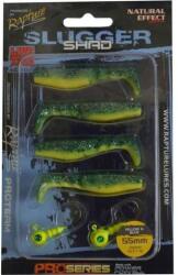Rapture Slugger Shad Set 55 Yellow & Blue 4+2db/csg, Műcsali szett