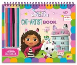 Lisciani Giochi Gabi babaháza Cat-Artist színező könyv - Lisciani