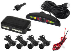 BLOW CPW4 tolatóradar készlet 4 szenzorral, LED kijelzővel, fekete, 22 mm - 26-322- (26-322)