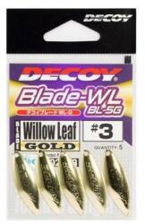 Decoy BL-6G Willow Leaf Gold 2 Spinner Blade 5 db/csg